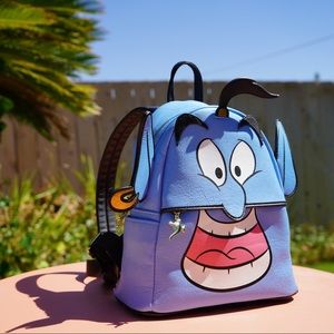 Disney Parks Loungefly Aladdin Blue Genie Mini Backpack